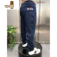 YANXU男士运动休闲裤2023秋季简约百搭潮牌刺绣宽松弹力束脚卫裤长裤子