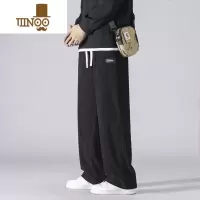YANXU灯芯绒裤子男士宽松潮牌束脚运动卫裤男款潮牌休闲长裤