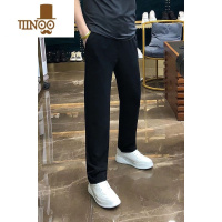 YANXU欧洲站潮流宽松直筒卫裤百搭阔腿垂感休闲裤男士2023秋季运动长裤