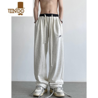 YANXU美式复古卫裤男生秋季裤子痞帅高街vibe风运动裤2023新款休闲裤潮