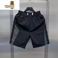 YANXU短裤男士夏季薄款宽松直筒韩版潮流条纹速干运动裤青年休闲五分裤