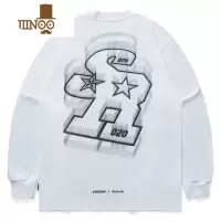 YANXUSTA X RMD 国潮SR幻影上衣潮牌情侣打底衫宽松长袖t恤男女