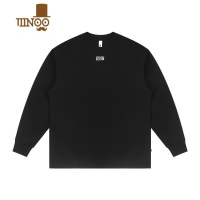 YANXU1807秋季新款白t潮流白色宽松休闲情侣内搭长袖男士T恤打底衫