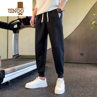 YANXU卫裤男款运动裤篮球九分裤男束脚裤子男款夏季百搭休闲裤