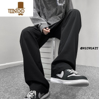 YANXU垂坠感休闲西裤男夏季直筒宽松oversize裤子高街ins潮流阔腿长裤