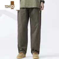 YANXUWP美式高街休闲裤男潮牌宽松阔腿vibe潮流堆积工装裤子男初秋