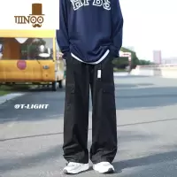 YANXU日系cityboy工装裤男夏季潮牌机能降落伞兵美式户外冲锋滑板裤子