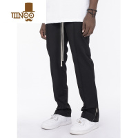 YANXUMT99国潮坠感西裤潮牌薄款显瘦抽绳长裤美式复古休闲裤子男女