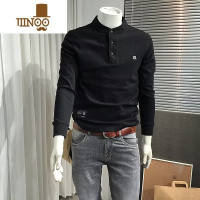 YANXU欧洲站2023轻奢潮牌男士卫衣男时尚帅气长袖秋立领外套休闲上衣服