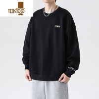 YANXU圆领卫衣男款新款ins潮牌休闲套头长袖运动上衣宽松t恤