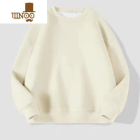 YANXU长袖t恤男女ins潮牌宽松休闲打底衫青少年学生纯色圆领卫衣