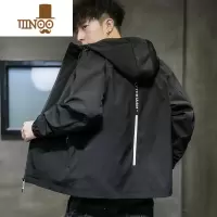 YANXU外套男韩版潮流帅气休闲百搭夹克潮牌短款风衣褂衣