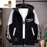 YANXU开衫卫衣男款帅气休闲薄夹克上衣服潮流秋装高中学生外套装