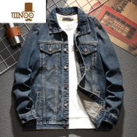 YANXU美式高端牛仔外套男工装夹克简约百搭外穿休闲牛仔衣