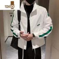 YANXU潮牌痞帅夹克男潮流百搭炸街高端外套新款男士帅气上衣秋装