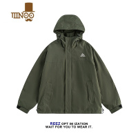 YANXUREEZ[店主穿搭]日系工装冲锋衣外套男宽松机能潮牌连帽夹克