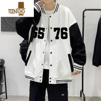 YANXU美式高街棒球服外套男士潮牌痞帅学生男款宽松百搭休闲夹克