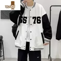 YANXU美式高街棒球服外套男士潮牌痞帅学生男款宽松百搭休闲夹克