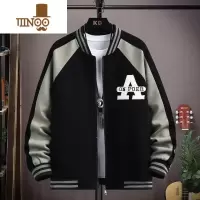 YANXU青少年棒球服外套男秋季2023新款潮牌港风学生宽松休闲帅气夹克
