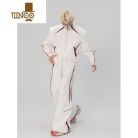 YANXU23/FW 运动套装夹克外套 拼接线条设计感小众卫衣男