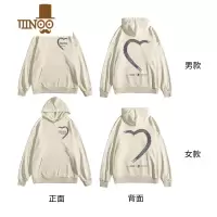 YANXU特别不一样的情侣装卫衣2023新款连帽一男一女外套衣服