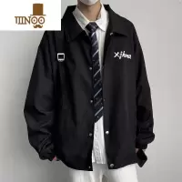 YANXU男士外套潮牌男感痞帅休闲港风学生日系潮流百搭防风夹克
