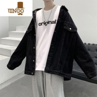 YANXU牛仔外套男士夏季美式高街复古新款感男款工装潮牌款夹克