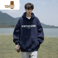 YANXU港风日系潮流ins新款韩版男装连帽卫衣宽松百搭套头加绒
