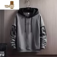 YANXU男士连帽卫衣2023秋季新款款中山潮牌男生上衣服外套