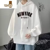 YANXU美式连帽卫衣男2022新款ins潮牌宽松学生百搭oversize外套