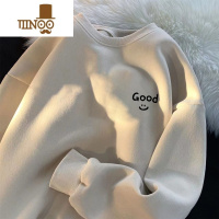 YANXU美式卫衣男生复古薄款无帽套头衫2023新款ins潮牌上衣情侣