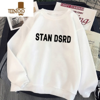 YANXU美式印花t恤男长袖秋季港风薄款复古潮牌卫衣高街圆领休闲打底衫