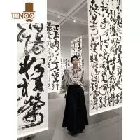 YANXU新中式男装国风盘扣立领衬衫感长袖冰丝衬衣改良唐装防晒外套