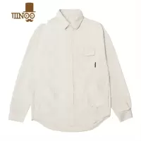 YANXU户外防泼水HEEMKIZOO男夏日系翻领衬衫长袖休闲衬衣外套情侣潮牌