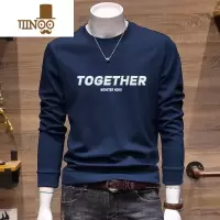 YANXU日系cityboy印花圆领卫衣男士秋季宽松无帽套头休闲大码长袖外套
