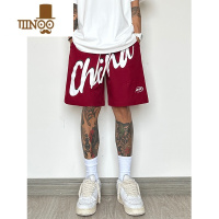 YANXU美式篮球运动短裤男夏季潮牌薄款速干大码五分裤跑步透气休闲裤子