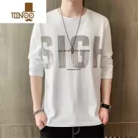 YANXU干活穿的衣服男秋衣建筑工地上班耐脏耐磨长袖t恤秋季体恤打底衫