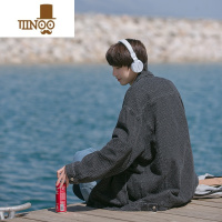 YANXU牛仔外套男秋季新款美式复古潮流痞帅水洗青少年百搭休闲宽松夹克