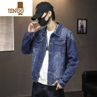 YANXU牛仔外套男2023新款潮牌工装夹克男生复古上衣
