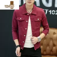 YANXU日系小码休闲外套XS码春季新品复古牛仔160男装小个子155夹克青年