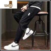 YANXU2023新款休闲裤男士春季潮牌宽松直筒潮流百搭工装运动长裤子夏季