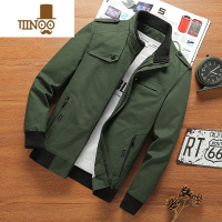 YANXU外套男款2023新款韩版潮流春季中年立领工装休闲男士夹克上衣