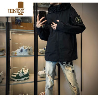 YANXU冲锋衣工装外套男防风夹克潮牌宽松美式机能休闲情侣痞帅百搭