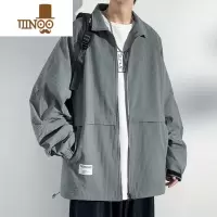 YANXU灯芯绒工装夹克男新款休闲上衣服男生秋装美式复古潮牌外套