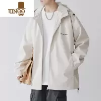 YANXU美式冲锋衣外套男款宽松潮牌户外防风防水机能工装痞帅夹克