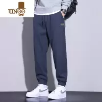 YANXU卫裤男潮牌宽松束脚男裤2023新款九分运动裤子男士休闲裤秋季