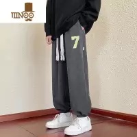 YANXUins潮牌裤子男宽松大码男裤束脚卫裤复古美式休闲长裤运动裤7
