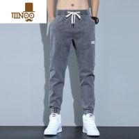 YANXU干活穿的裤子男耐磨脏牛仔裤宽松紧腰哈伦休闲裤无磁铁上班工作服