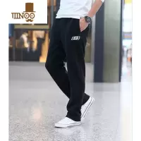 YANXU运动裤男士长裤加绒加厚直筒休闲裤夏季薄款青年跑步卫裤