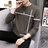 YANXU2023新款薄款毛衣男针织小衫青少年简约长袖T恤卫衣线衣男潮